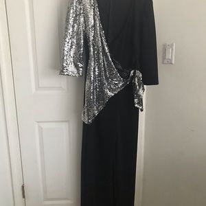 Woman’s M black and silver jumpsuit